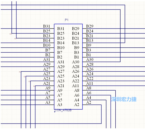 雙擊 1.SchDoc，文件可以被正常打開，下圖是其中的一部分：